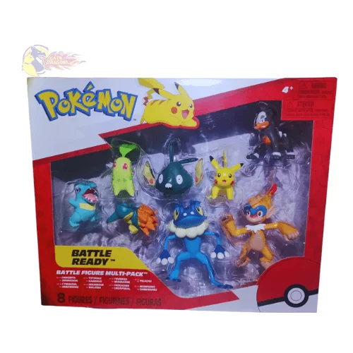 Pack 8 Figuras de Batalla Pokémon – Coleccionables – Cats&Dragons