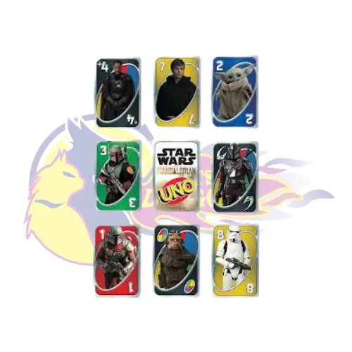 UNO Star Wars The Mandalorian Cards Cartas UNO juegos de mesa