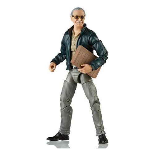 Stan Lee Marvel Legends Series: figura detallada de Stan Lee con accesorios, articulación completa y un homenaje al creador de Marvel. Ideal para coleccionistas.