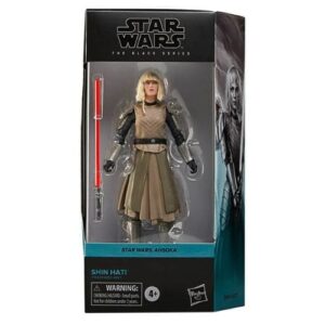 "Figura de acción Shin Hati de Star Wars: Ahsoka – The Black Series 6 pulgadas con sable de luz."