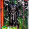 "Figura de acción Raven Spawn de McFarlane, 18 cm de altura, con 22 puntos de articulación, detalles excepcionales y alas articuladas. Perfecta para coleccionistas y fanáticos de Spawn."