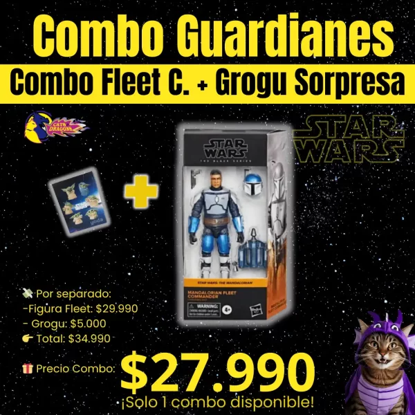 Combo Guardianes con Fleet Commander y Grogu – Regalo original Día del Niño – Cats&Dragons
