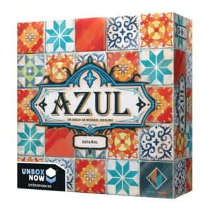 Juego de mesa Azul Base en Cats&Dragons con azulejos coloridos y tablero creativo para toda la familia.