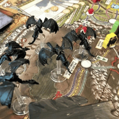 Juego de mesa El Señor de los Anillos: Destino de la Comunidad con tablero, cartas y miniaturas de la Tierra Media. Cats&Dragons