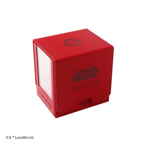 Deck box rojo Star Wars Unlimited protección mazo