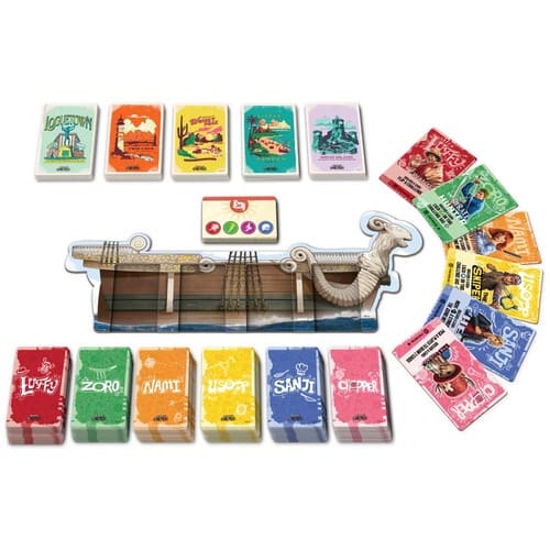 Juego de mesa 5 Minute One Piece cooperativo en tiempo real basado en One Piece