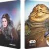 Álbum Star Wars Unlimited 18 Pocket con diseño de Leia Organa y Jabba para cartas coleccionables