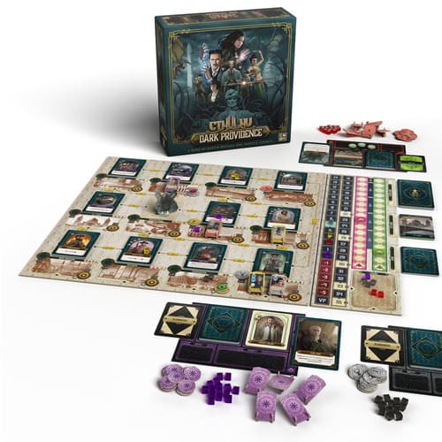 Cthulhu Dark Providence caja principal del juego de mesa